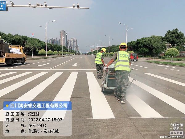 热熔反光标线