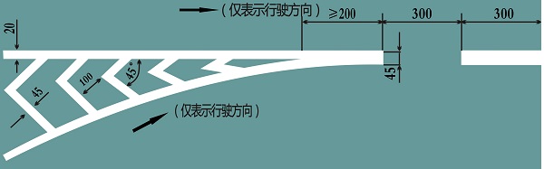 道路入口标线